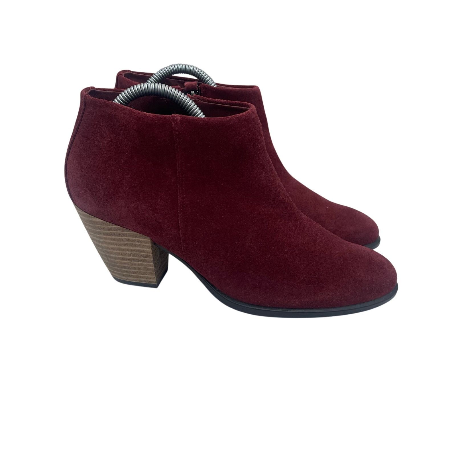 Ecco Ecco Shape 55 Western Ankle Boots Bootie Red Suede Womens 40 Size US 9 / IT 39 - 2 Thumbnail