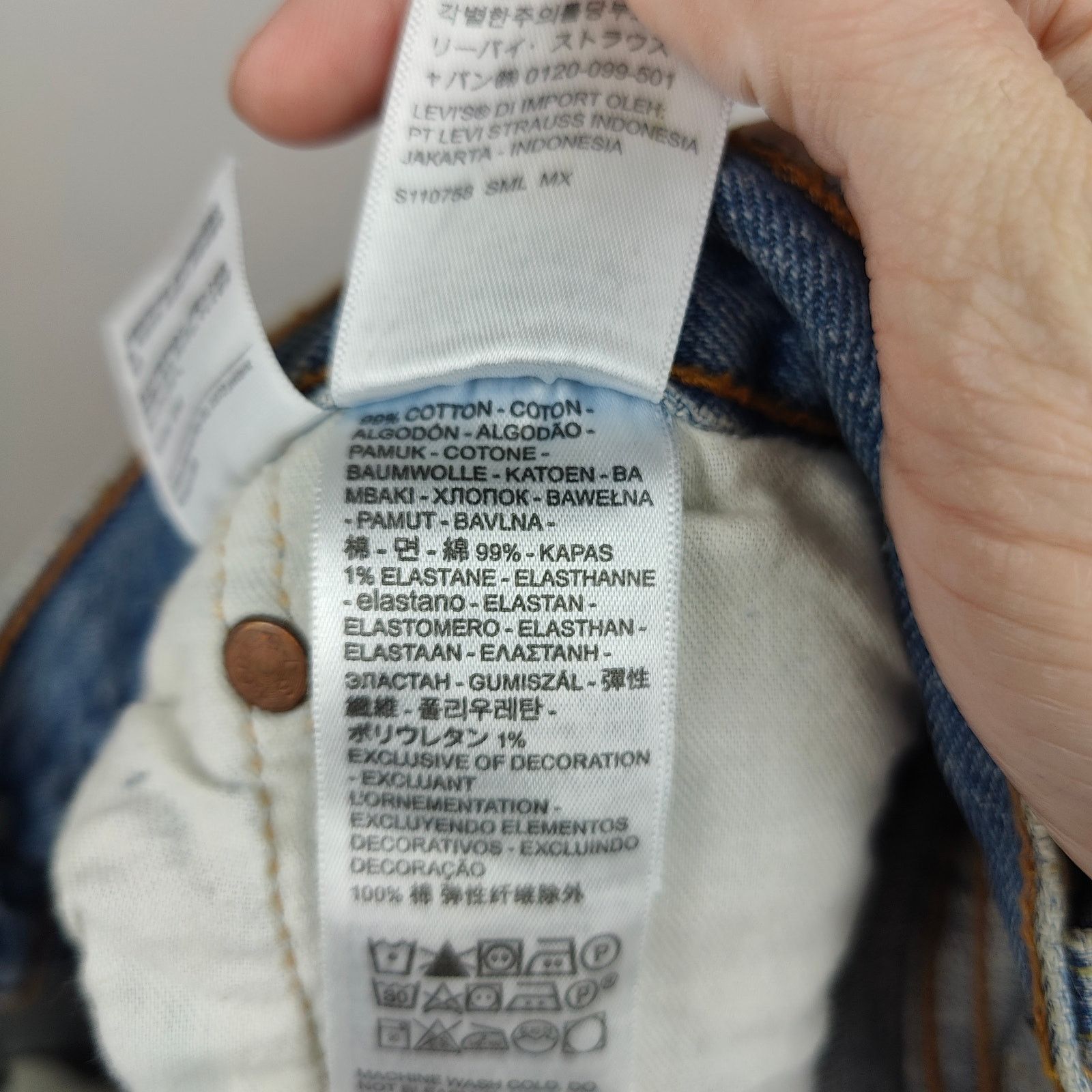 Levi's Levi's 501 Mens 34x30 Medium Wash Straight Fit Relaxed Size US 34 / EU 50 - 8 Thumbnail