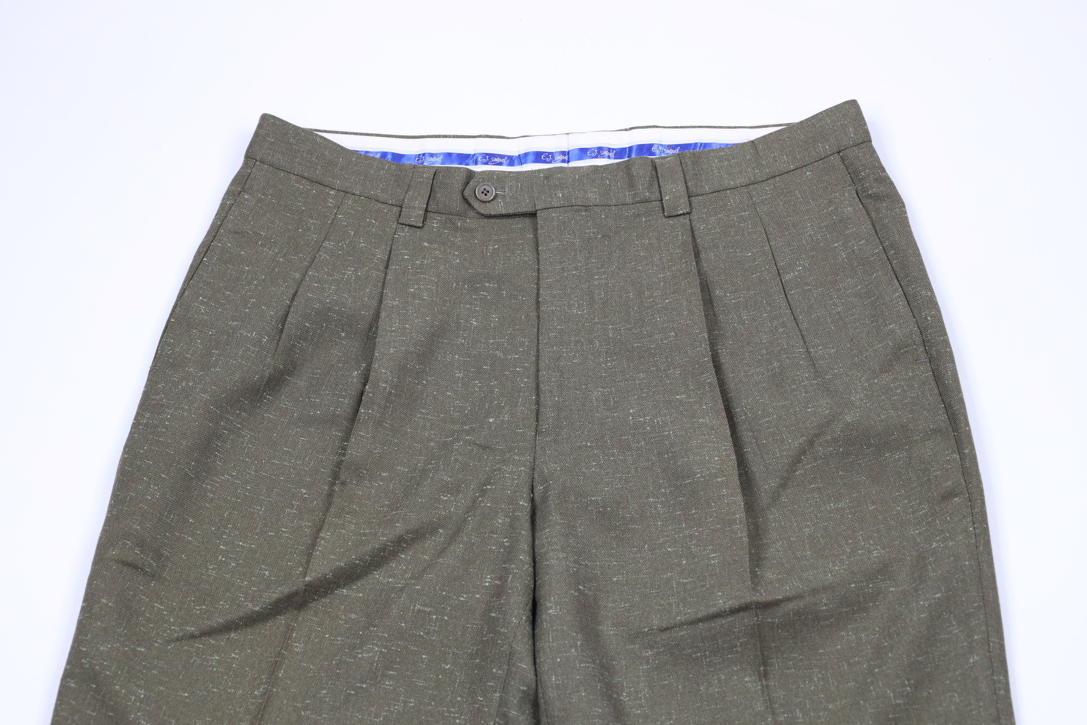 Vintage Vintage 90s Rockabilly Atomic Fleck Wide Leg Chino Pants Size US 38 / EU 54 - 2 Thumbnail