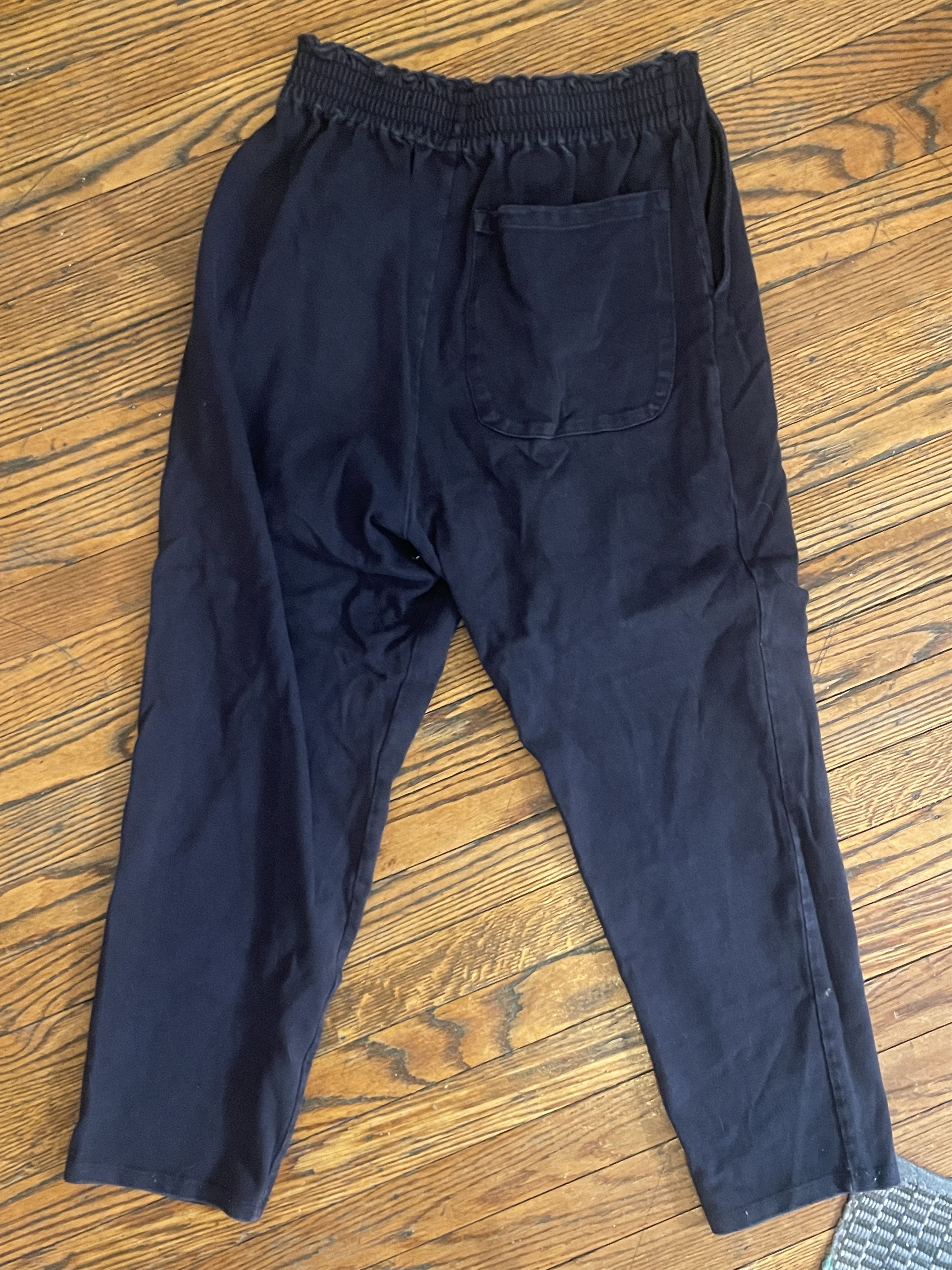 Camiel Fortgens Blue Jersey Grandma Pants | Grailed