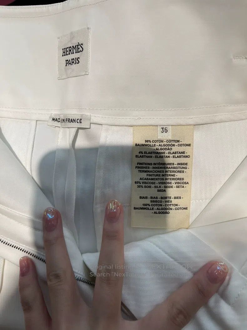 Hermes Hermes Ladies' shorts Size 24" / US 00 / IT 34 - 4 Thumbnail