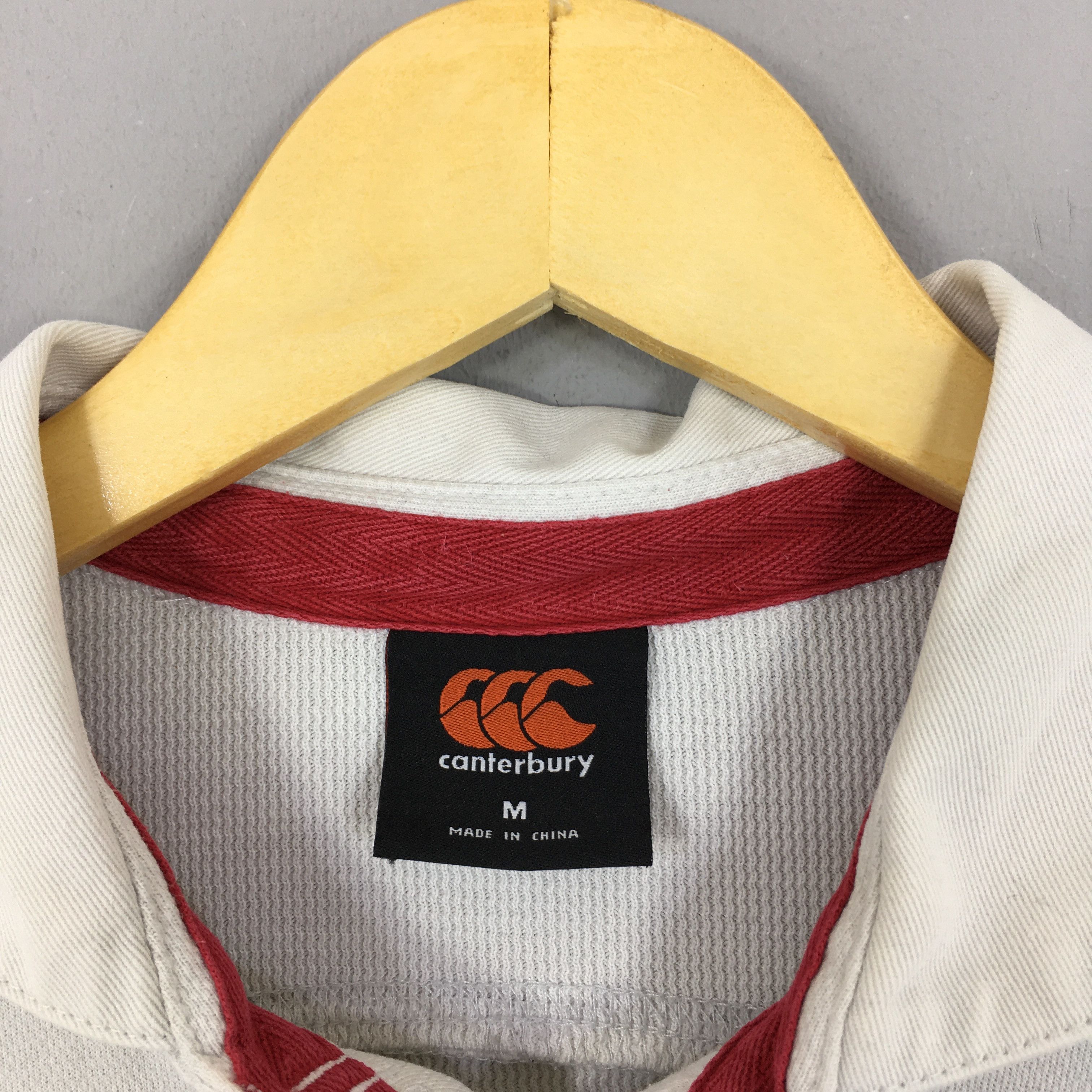 Canterbury of New Zealand Vintage Canterbury England Home Rugby Union Shirt Medium Size US M / EU 48-50 / 2 - 6 Thumbnail