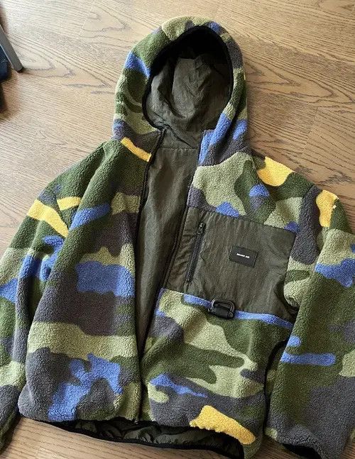VIBE Vintage Street Hip Hop Camouflage Warm Hooded Jacket Coat Size US M / EU 48-50 / 2 - 7 Thumbnail