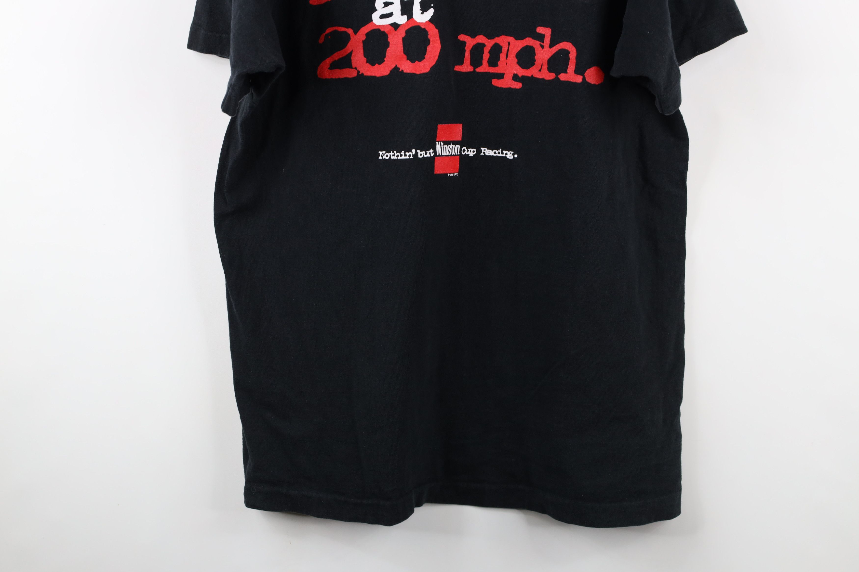 Vintage Vintage 90s Winston Cup Series Pocket T-Shirt Black USA Size US XL / EU 56 / 4 - 15 Thumbnail