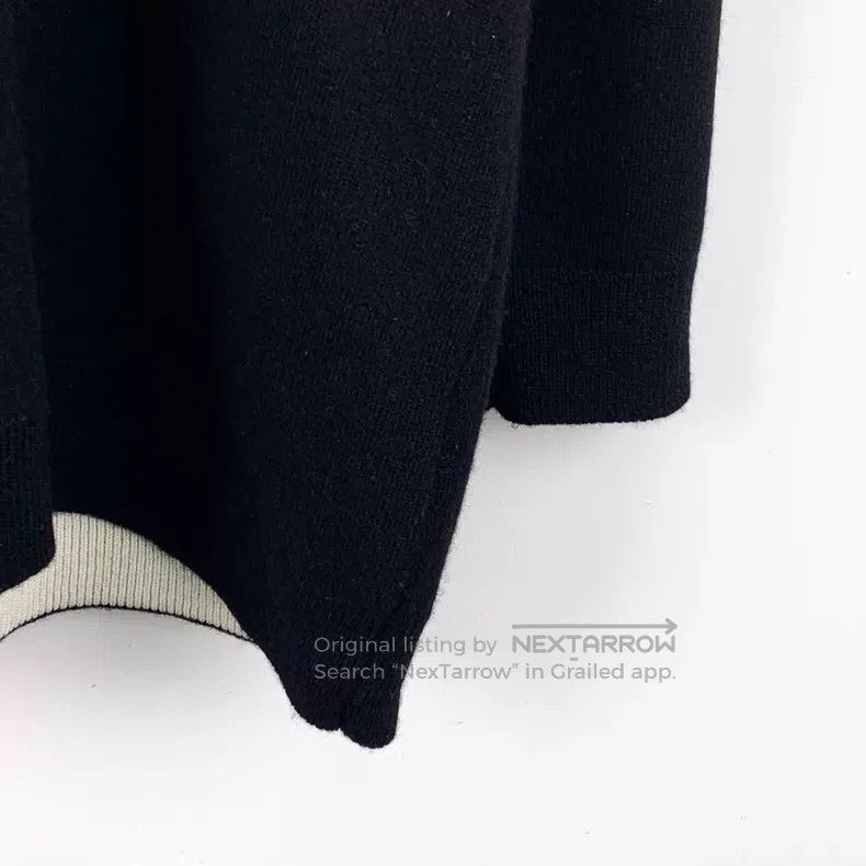 Dior Dior Black logo letter inlaid cashmere hooded long-sleeved Size XXS / US 00 / IT 34 - 4 Thumbnail