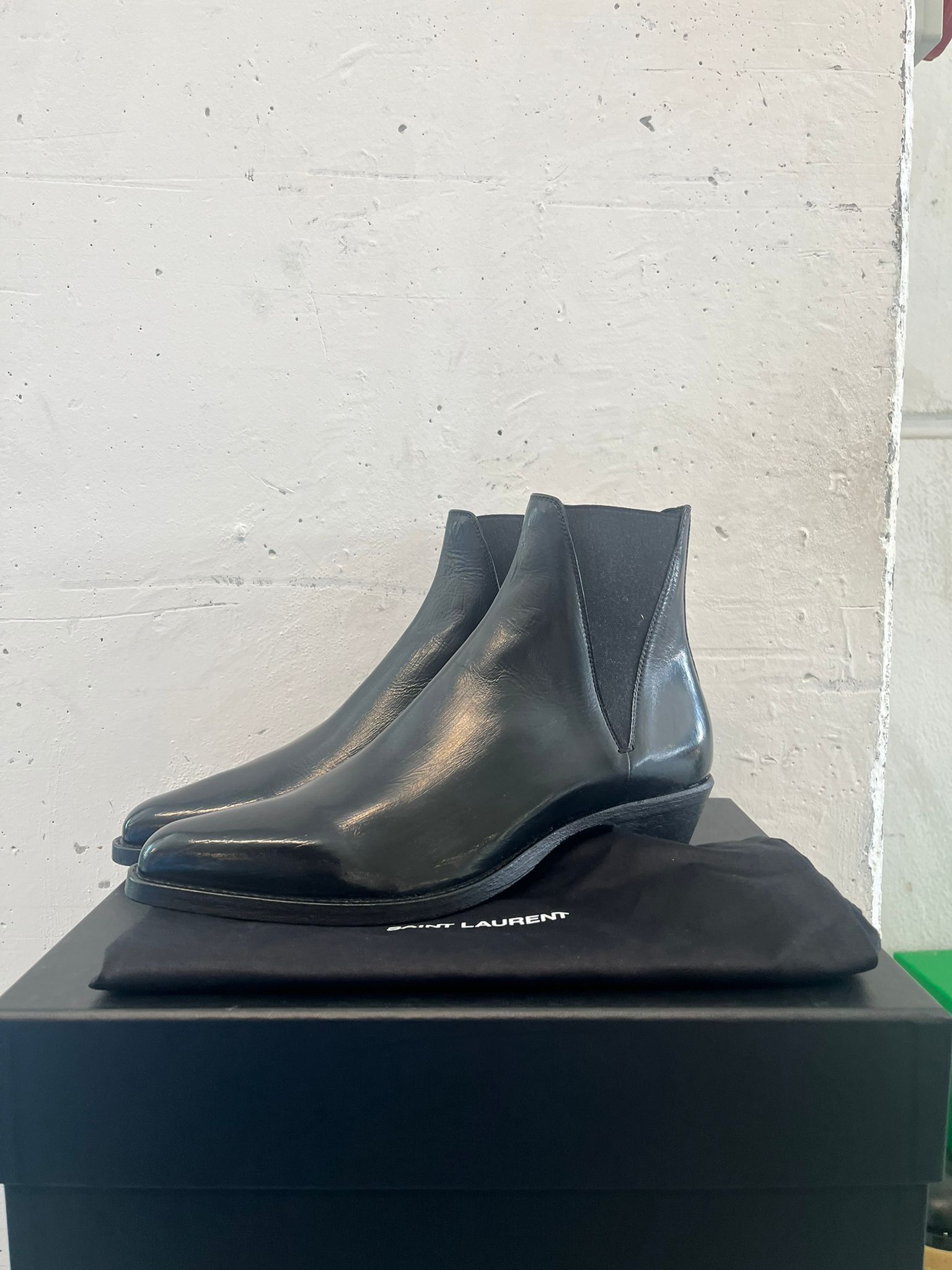Saint Laurent Paris o1alsim1 Dakota 50 Boots in Black Size US 10 / EU 43 - 13 Thumbnail