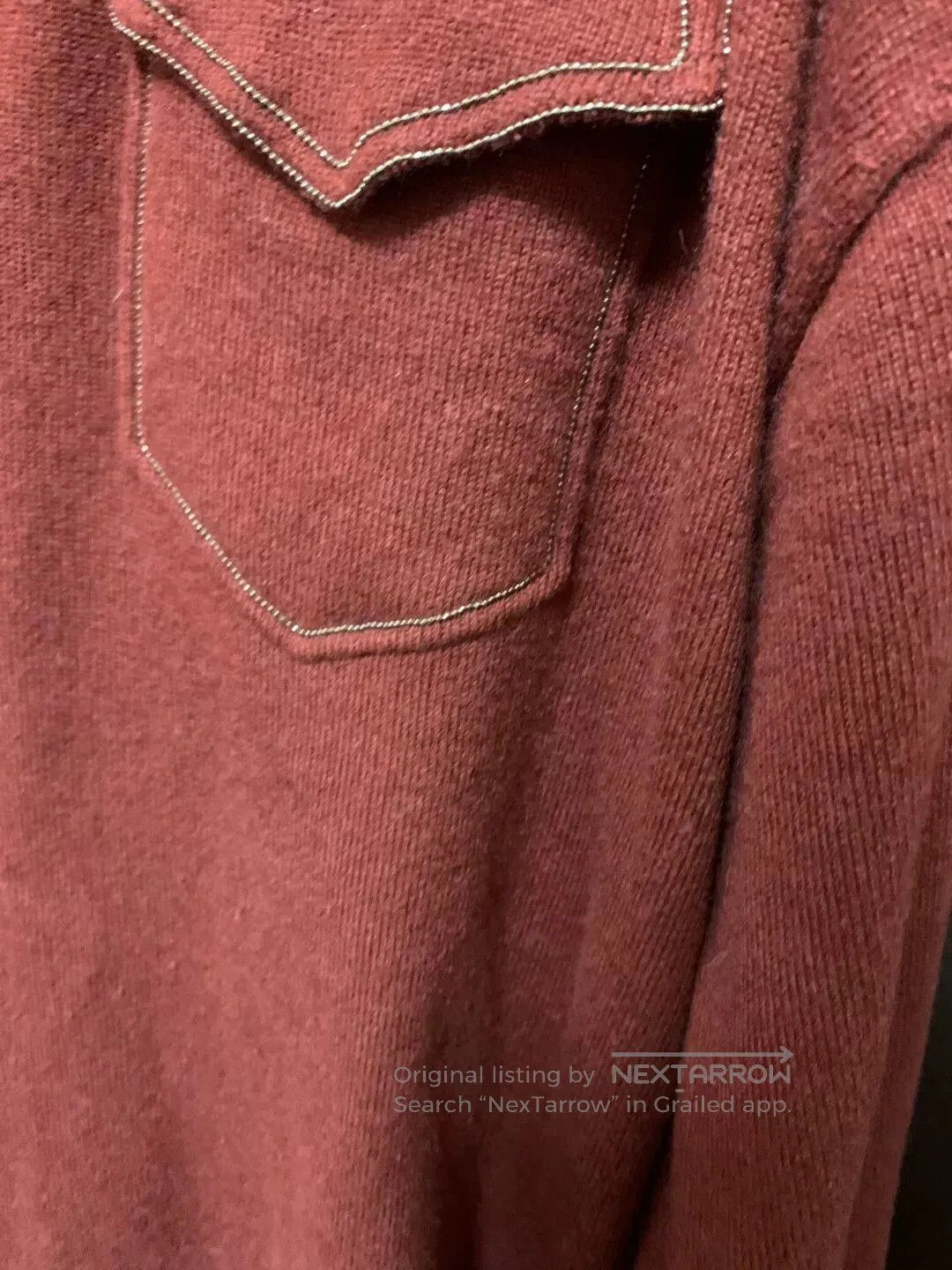Vintage Brunello Cucinelli Red Sweater S. Size US S / EU 44-46 / 1 - 3 Thumbnail