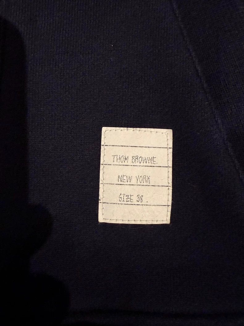 Thom Browne Thom Browne Dark blue four-barrel sweater Size XS / US 0-2 / IT 36-38 - 4 Thumbnail
