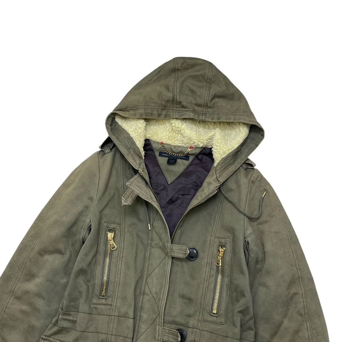 Le Grande Bleu (L.G.B.) × Marc by Marc Jacobs 💥Faded Marc By Marc Jacobs Parka Field Jacket Size M / US 6-8 / IT 42-44 - 3 Thumbnail