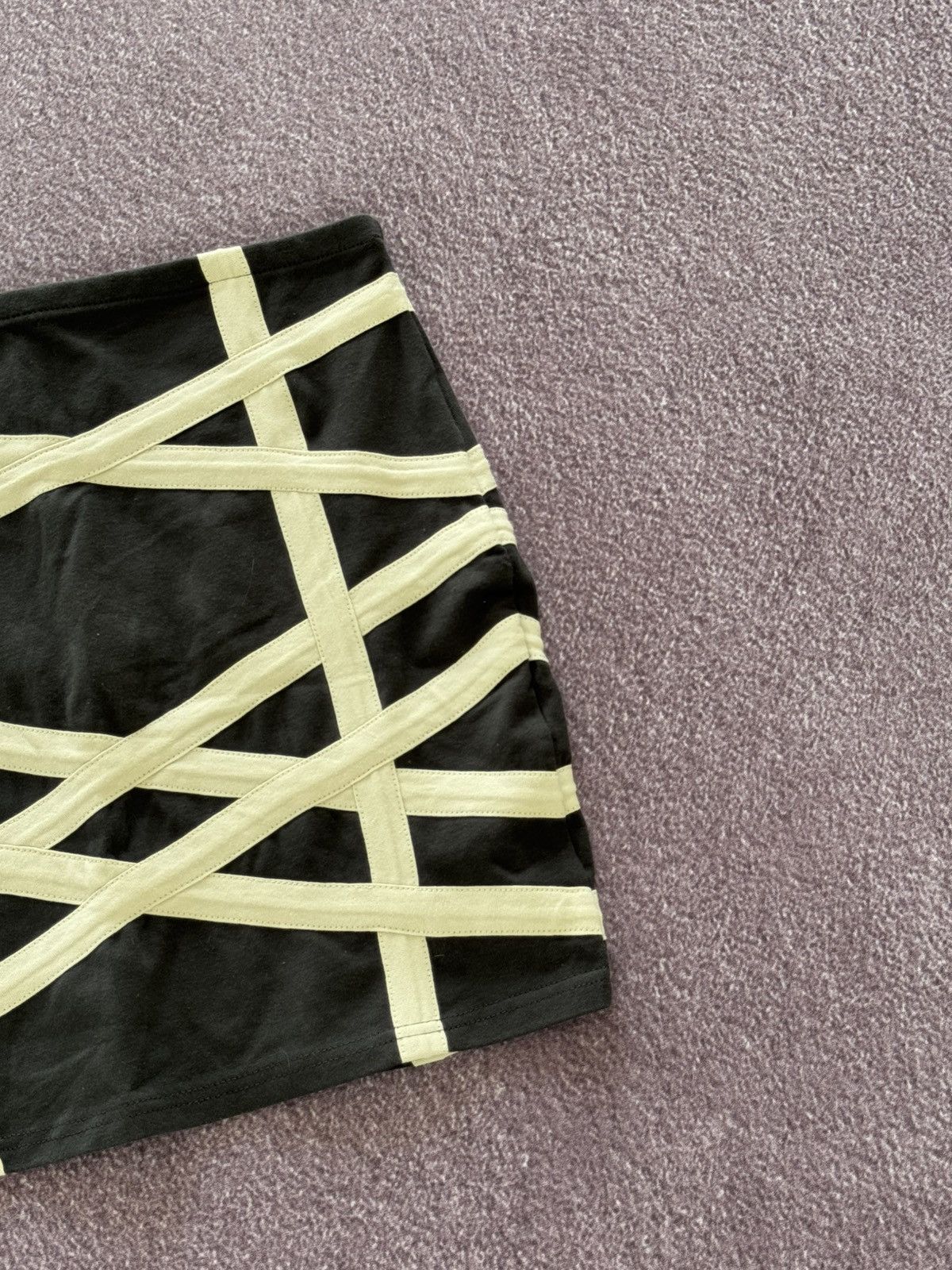 Hysteric Glamour Y2K Glamour Rick Owens Style 00s Mini Skirt Size 27" / US 4 / IT 40 - 5 Thumbnail