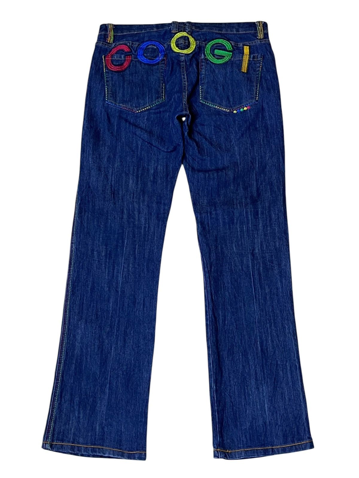 Coogi COOGI AUSTRALIA EMBROIDERY RASTA LOGO JEANS Size US 35 - 1 Thumbnail