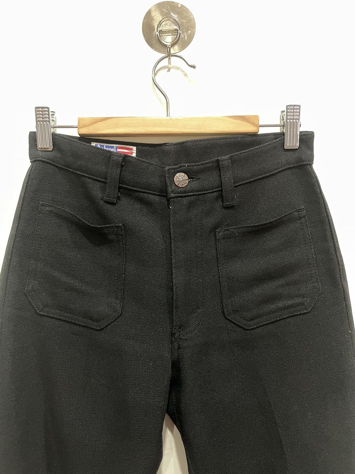 Vintage Vintage Bobson Black Pants Size 27" / US 4 / IT 40 - 3 Thumbnail