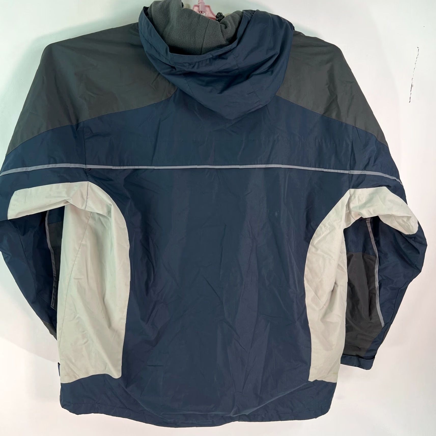 Free Country Free Country Mens Hooded Jacket Blue X-Large Long Sleeves Size US XL / EU 56 / 4 - 2 Thumbnail