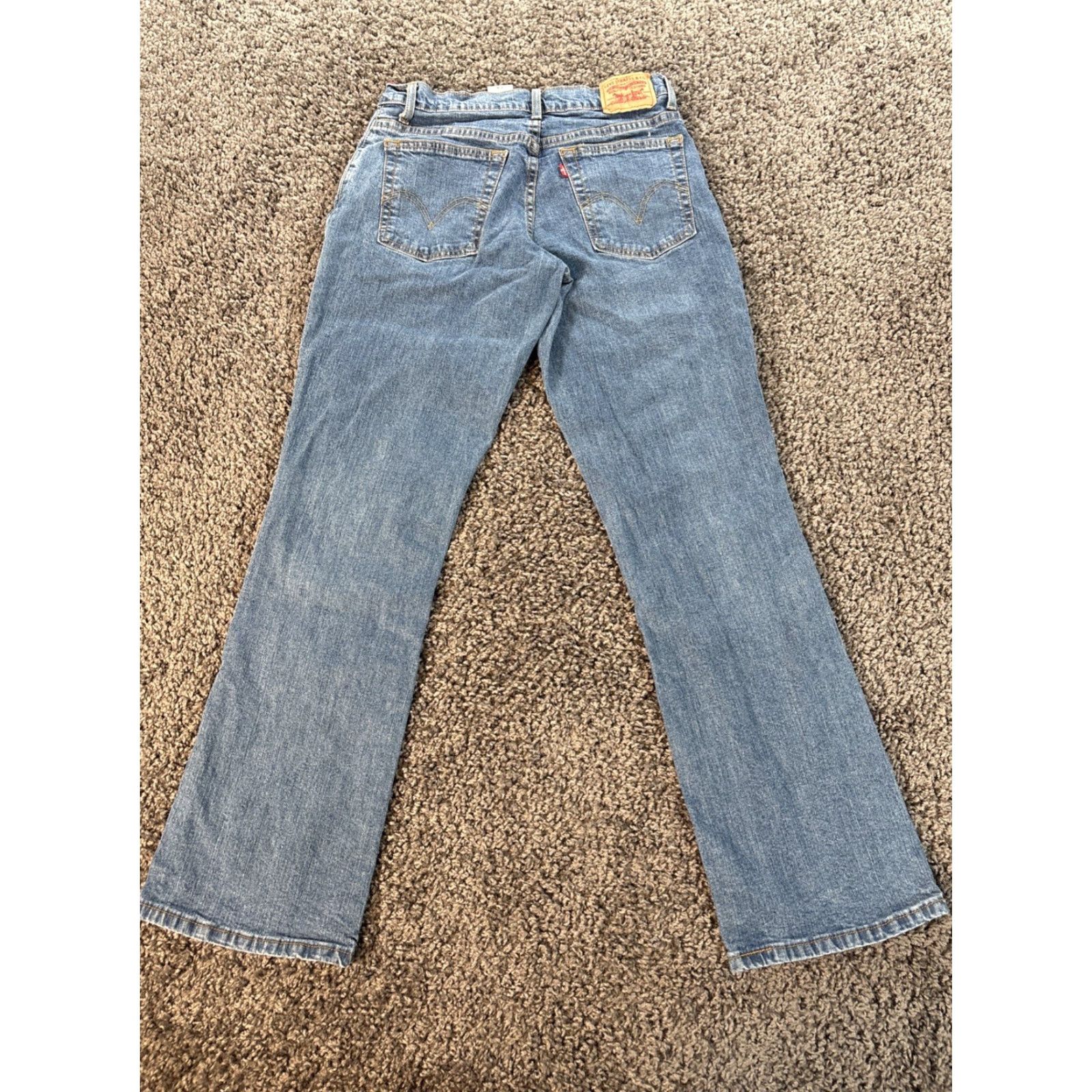 Levi's VINTAGE Levi’s 550 Relaxed Bootcut Jeans Women 28x31 Med Wash Blue 28in 31in Mens Girls Size ONE SIZE - 8 Thumbnail