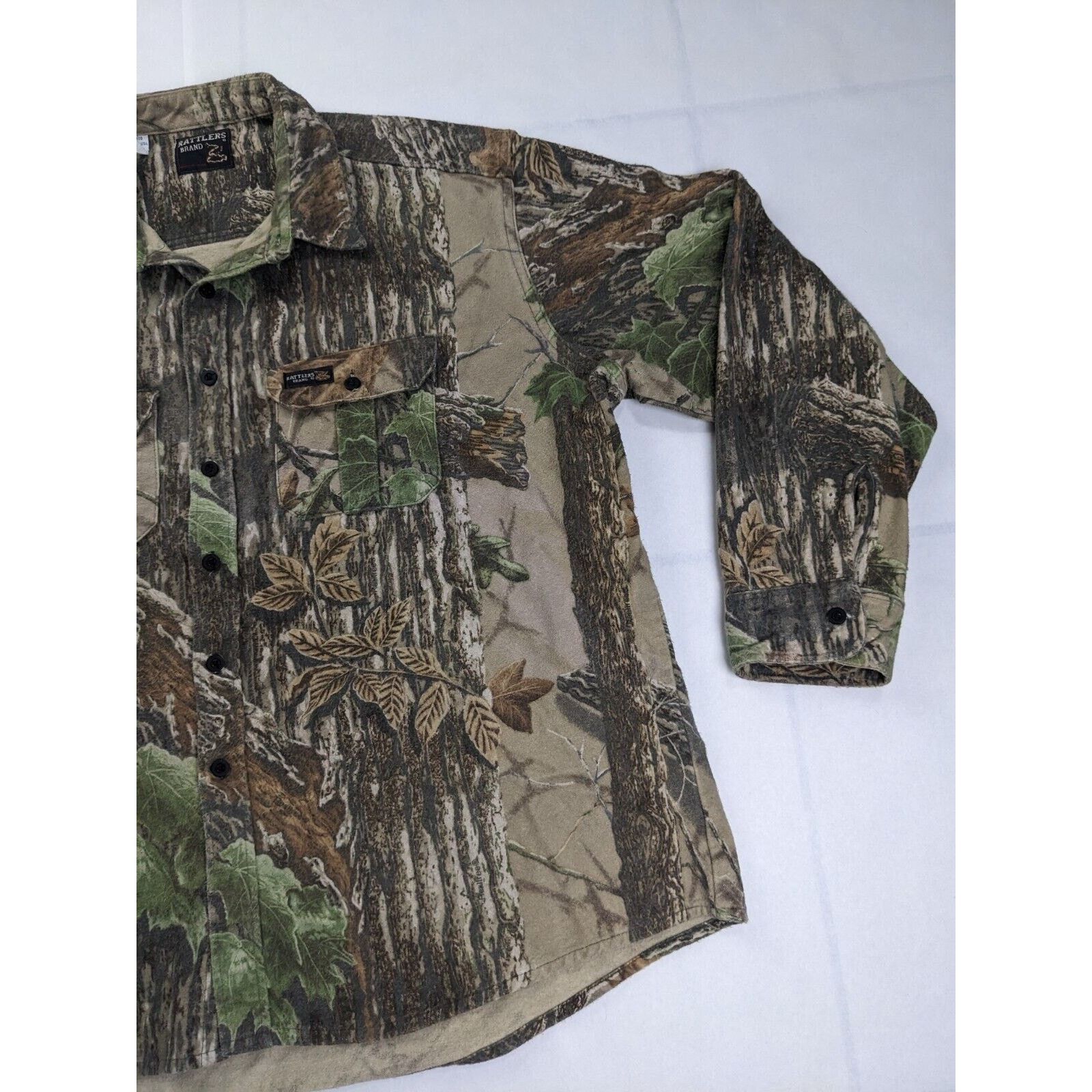 Other Vtg Rattlers Realtree Camo 2XL Heavyweight Cotton Flannel Size XXL / US 16-18 / IT 52-54 - 3 Thumbnail