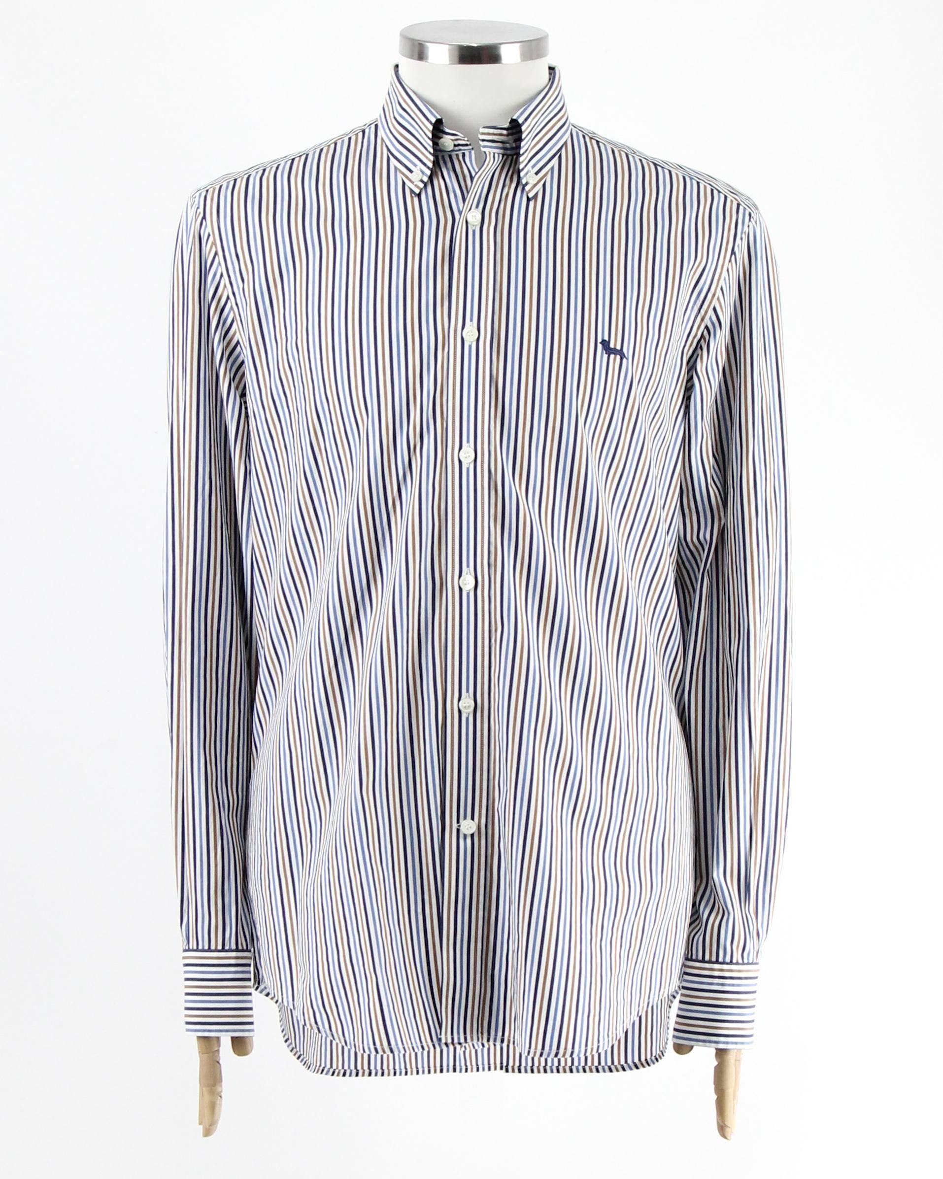 Harmont & Blaine HARMONT&BLAINE Striped shirt with logo Size US XL / EU 56 / 4 - 1 Thumbnail