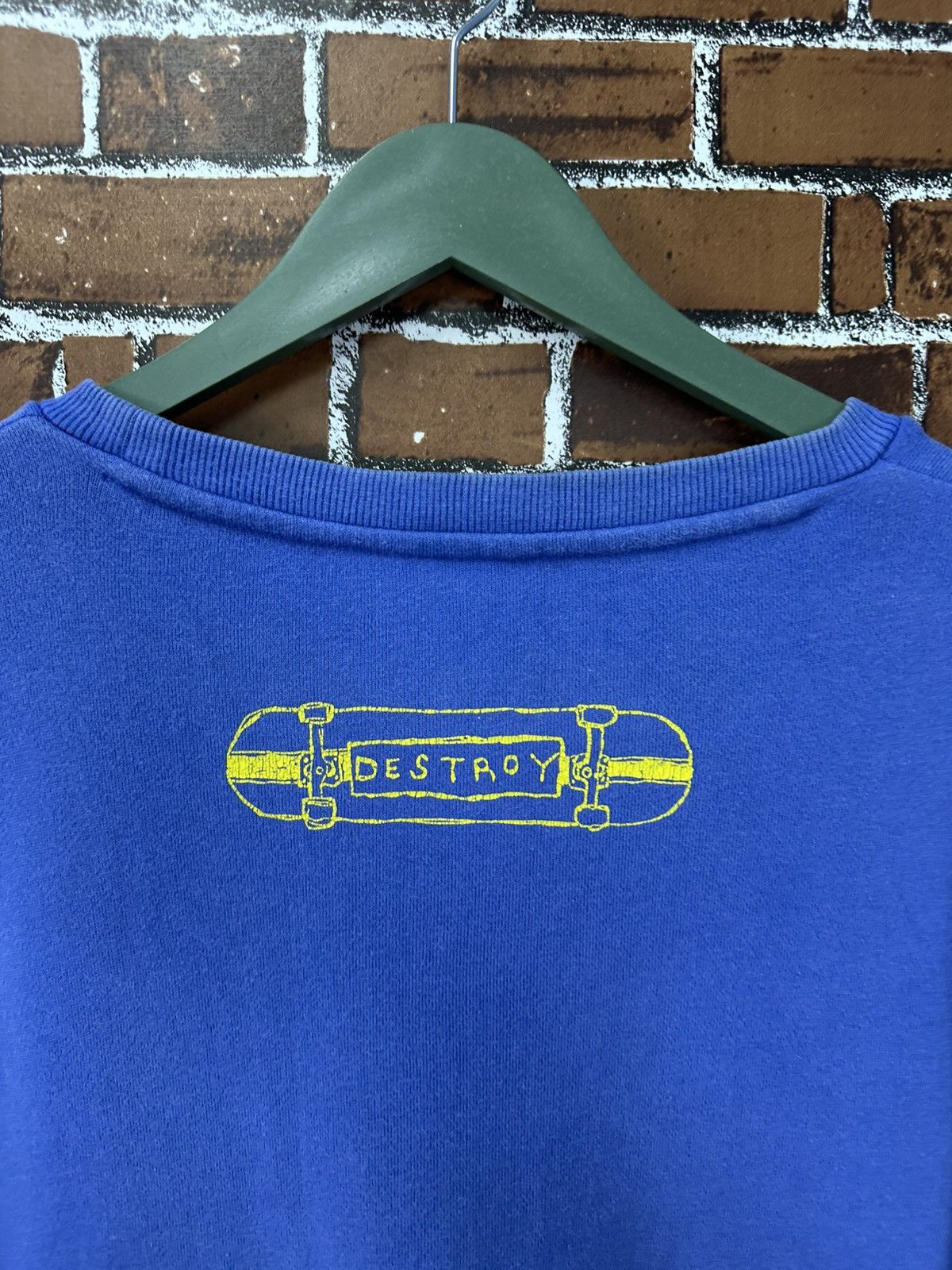 Toy Machine Vintage Skate Toy Machine Crewneck Sweatshirt Z358 Size US XL / EU 56 / 4 - 6 Thumbnail