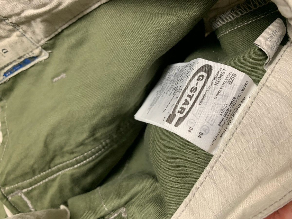 G-Star × Vintage Cargo vintage G Star Raw pants multi pocket size 34 banana Size US 34 / EU 50 - 6 Thumbnail