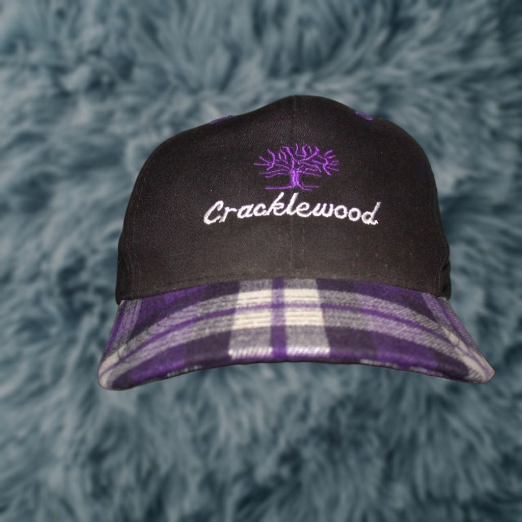 Vintage Cracklewood Golf Course Hat Cap Black Adjustable Snapback Otto Men Cotton Blend Plaid Bill Nice Public Size ONE SIZE - 1 Thumbnail