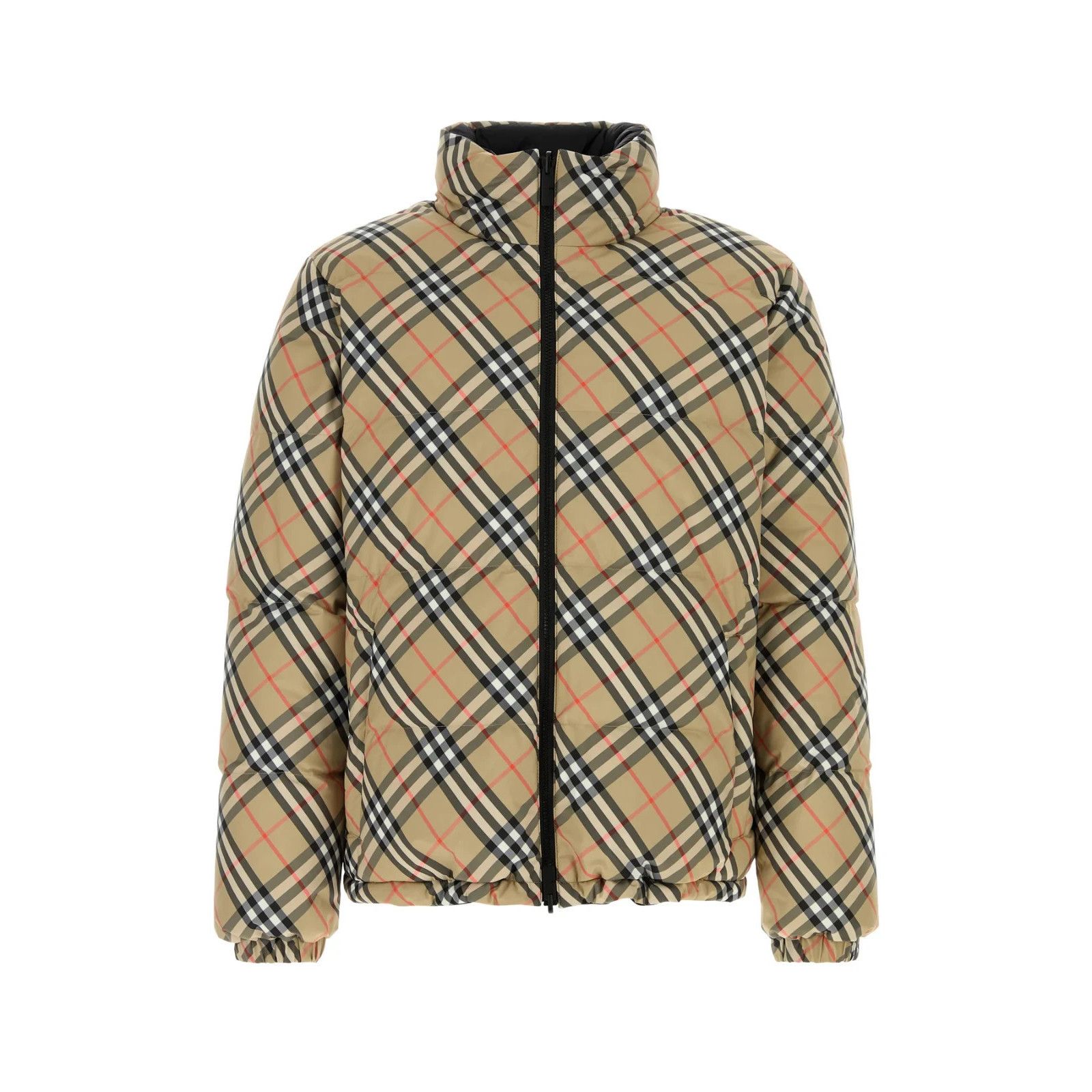 Burberry BURBERRY Embroidered Polyester Reversible Down Jacket New & Size US XL / EU 56 / 4 - 1 Thumbnail