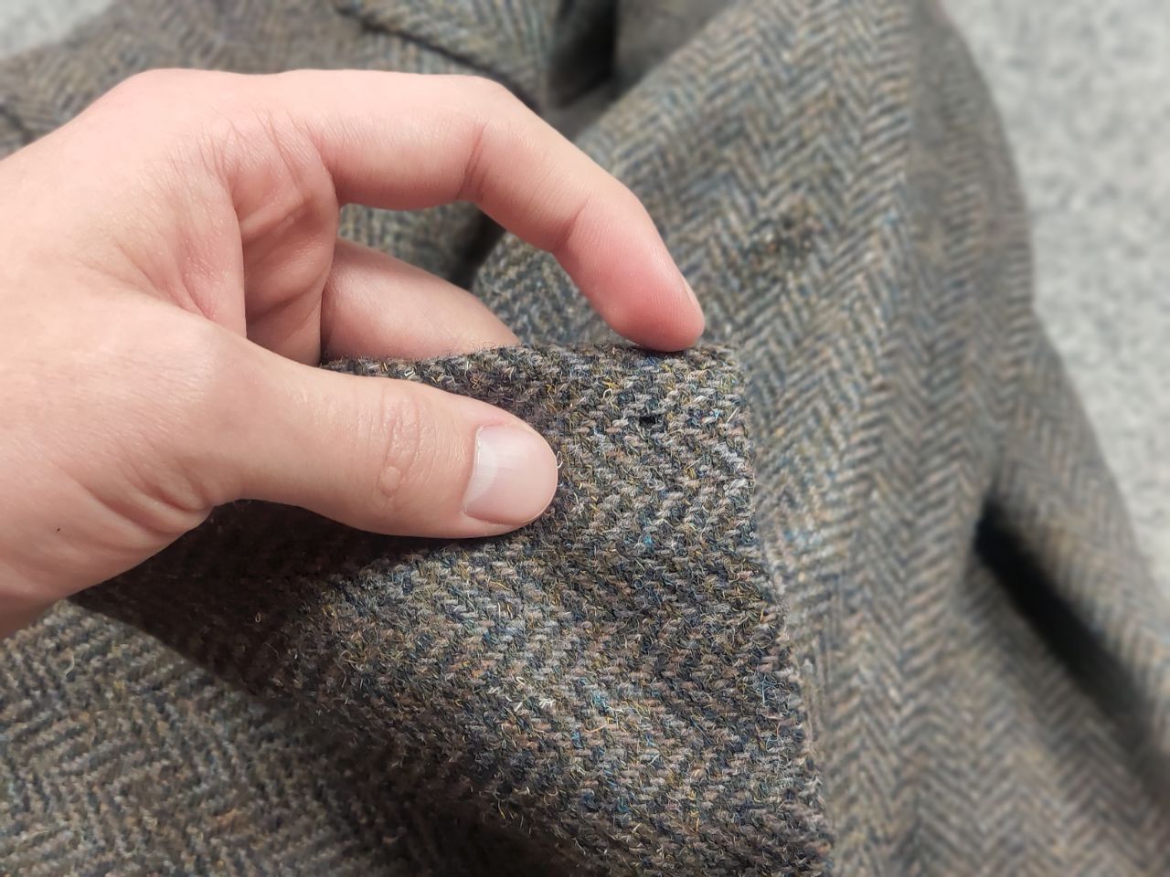 Harris Tweed Clan Royal Vintage 80's Tweed Wool Suit Blazer jacket Skirt Size L / US 10 / IT 46 - 19 Thumbnail