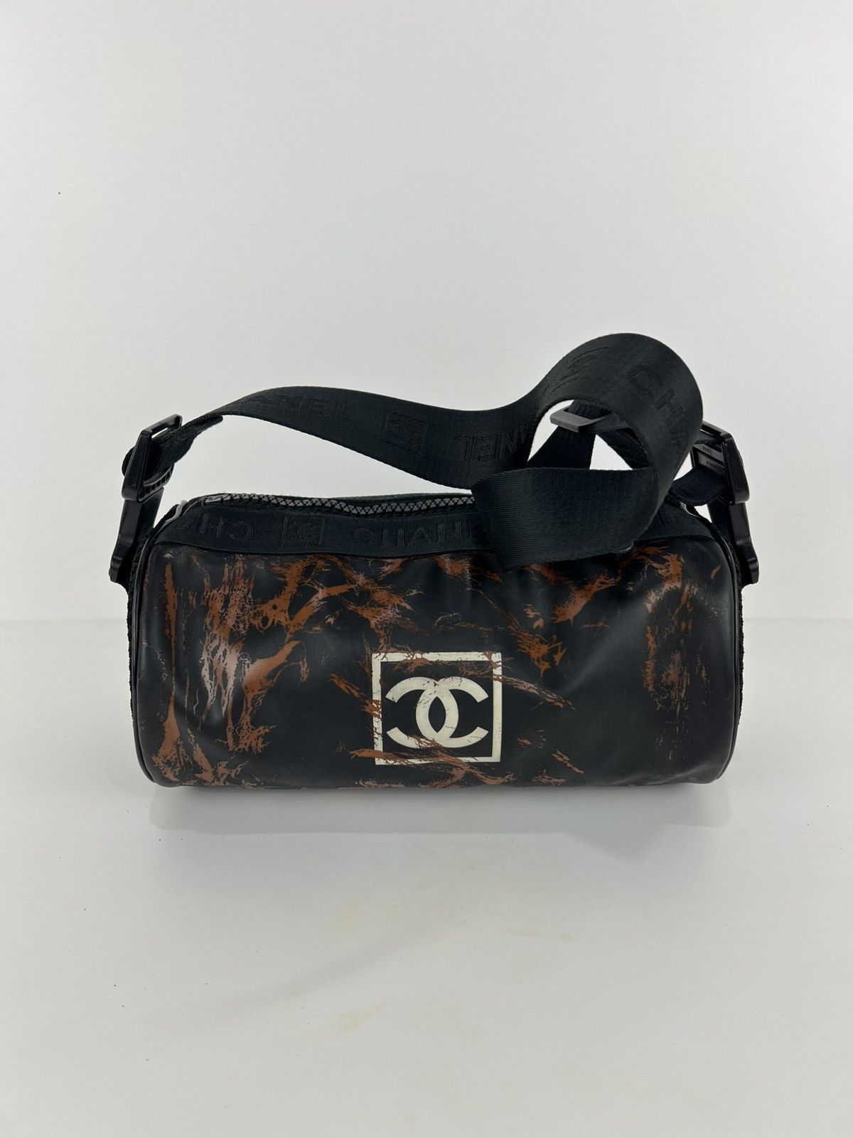Chanel sport Ligne duffle bag in black