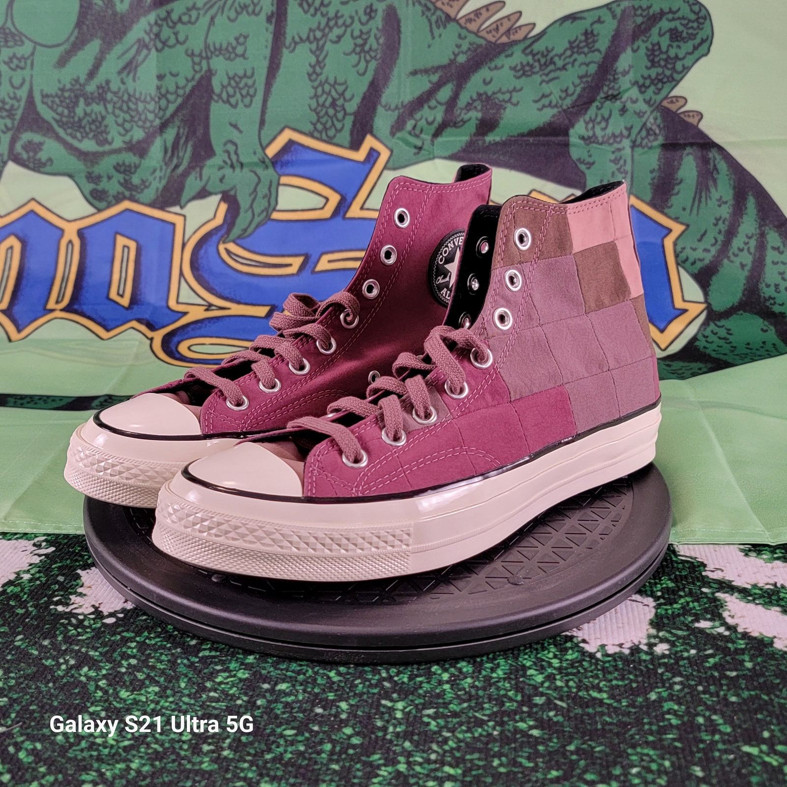 Converse Converse Chuck Taylor All-Star Hi Plant Color Patchwork Sz 8 Size US 8 / EU 41 - 1 Thumbnail