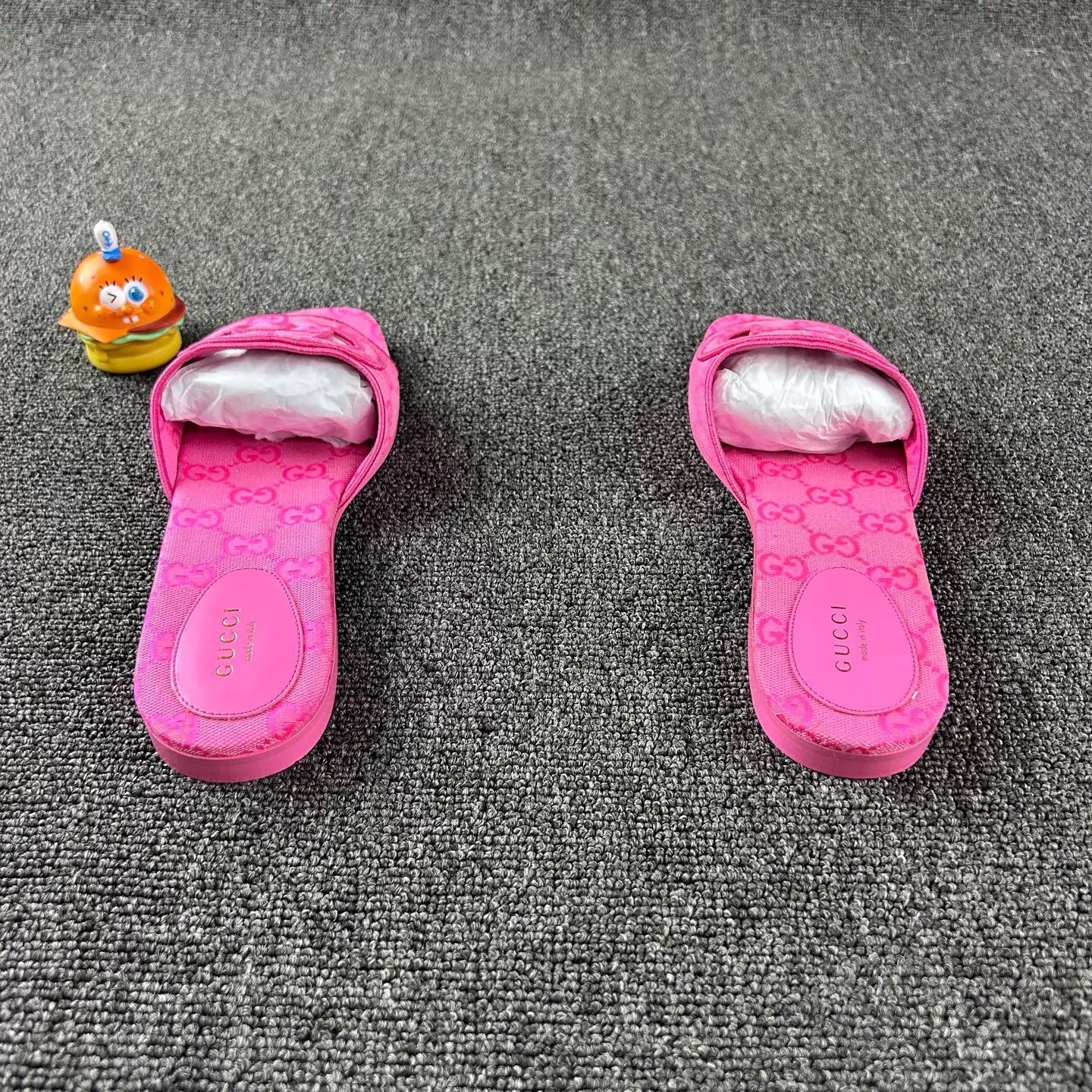 Gucci Gucci Pink GG Cutout Slippers 40 Size US 9.5 / IT 39.5 - 5 Thumbnail