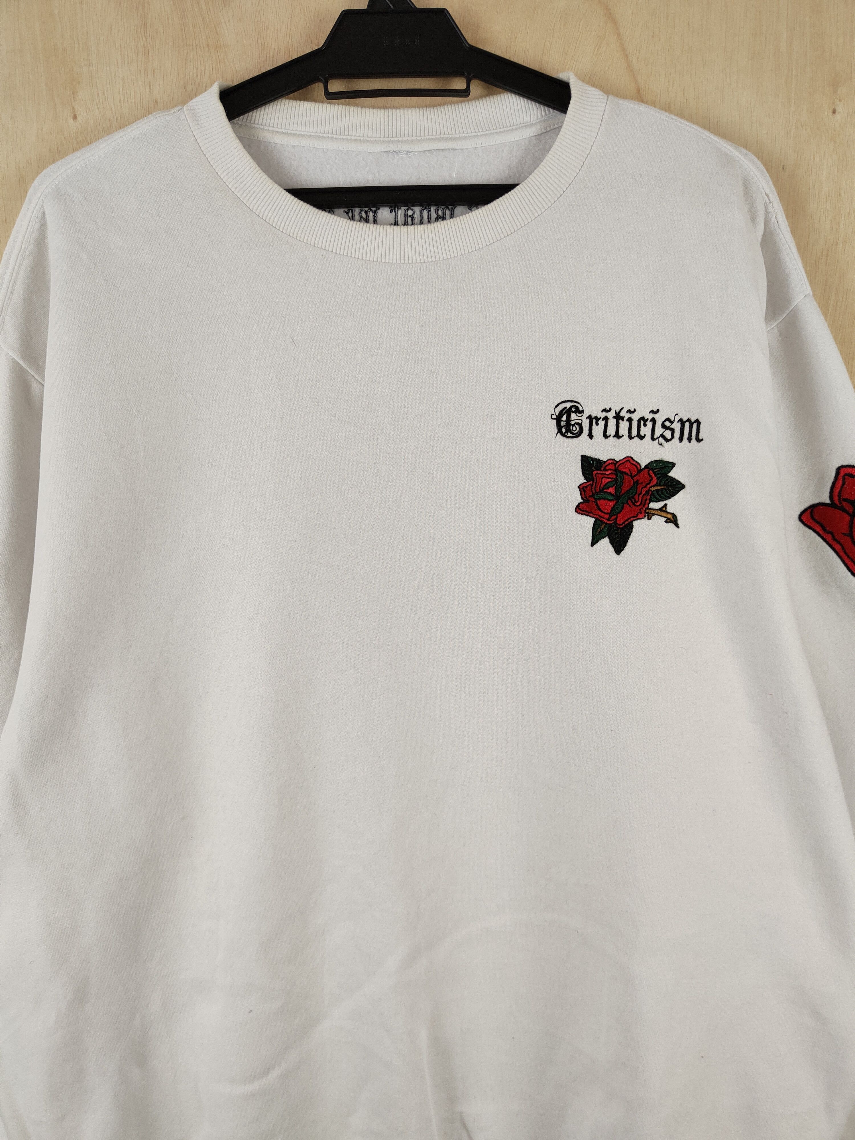 Japanese Brand Japan criticism White Flowers Sweatshirts #S2634 Size US L / EU 52-54 / 3 - 2 Thumbnail
