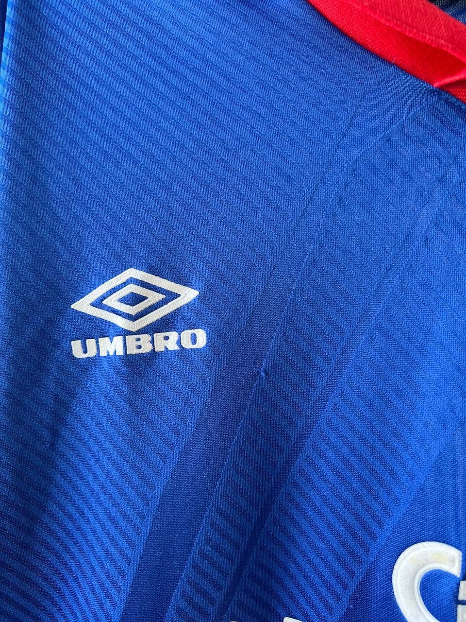 Vintage 1993/94 CHELSEA FC HOME SOCCER FOOTBALL UMBRO SHIRT JERSEY Size US XXL / EU 58 / 5 - 4 Thumbnail