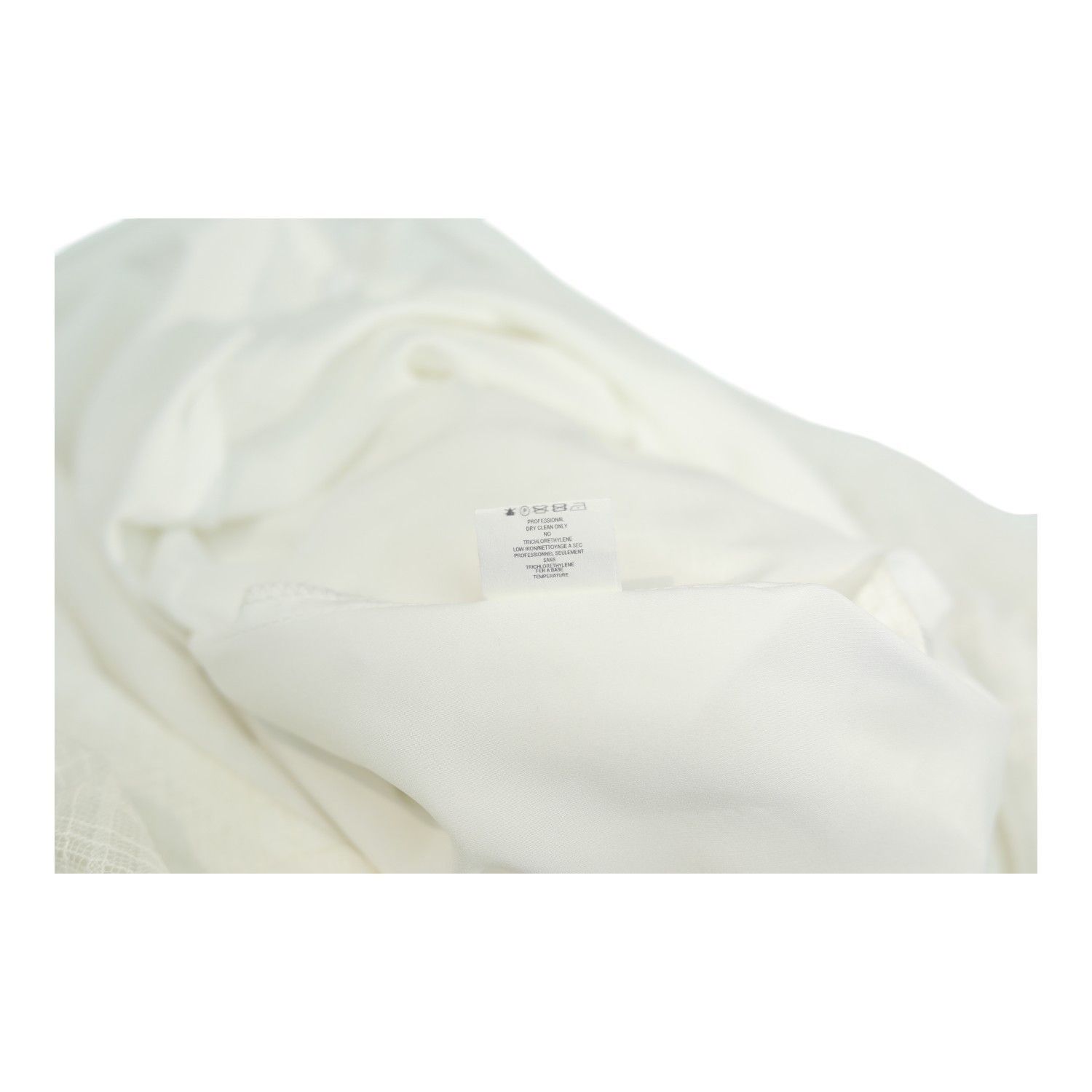 Zac Posen Zac Posen White Check Pattern Cotton Blend Skirt Size 28" / US 6 / IT 42 - 4 Thumbnail