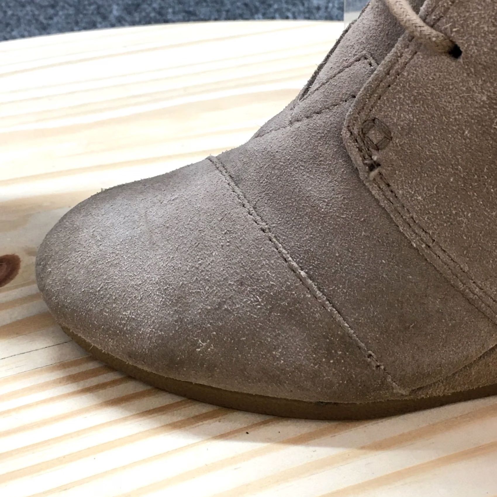 Toms TOMS Boots Womens 6.5 Desert Brown Lace Up Casual Comfort Wedge Ankle Top Shoes Size M / US 6-8 / IT 42-44 - 6 Thumbnail