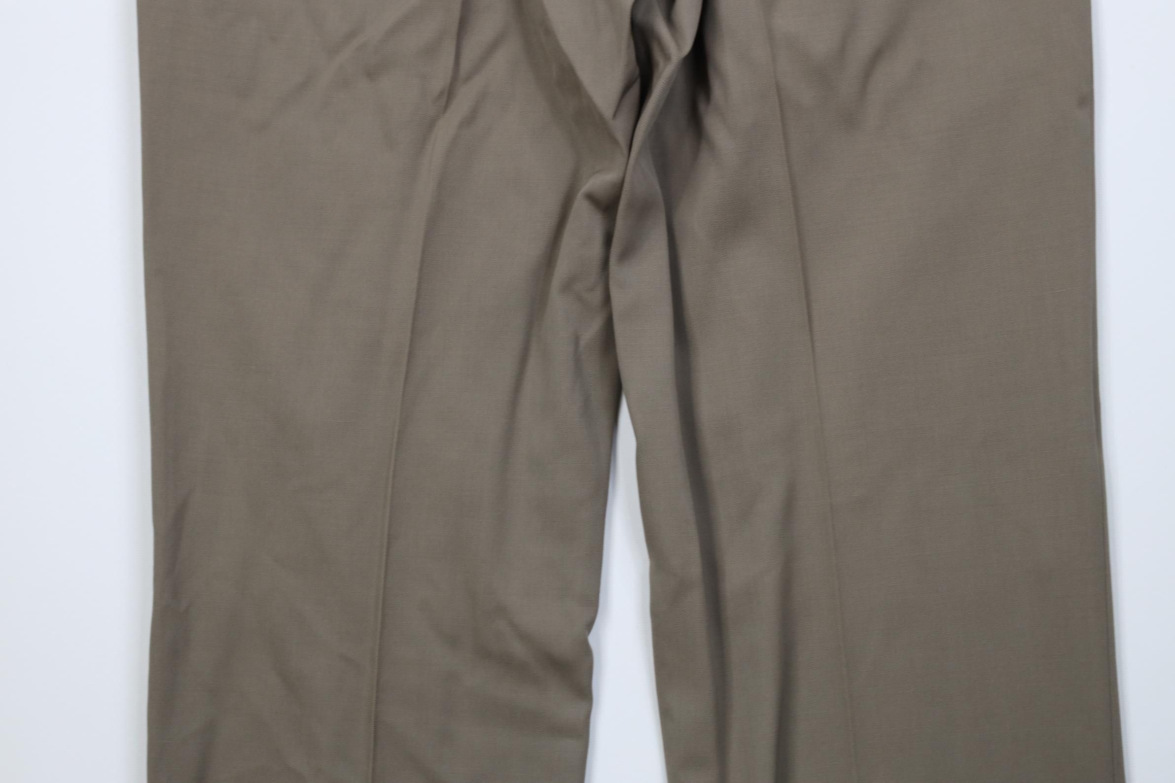 Brooks Brothers Vintage 90s Y2K Brooks Brothers Wide Leg Chino Pants Brown Size US 34 / EU 50 - 11 Thumbnail