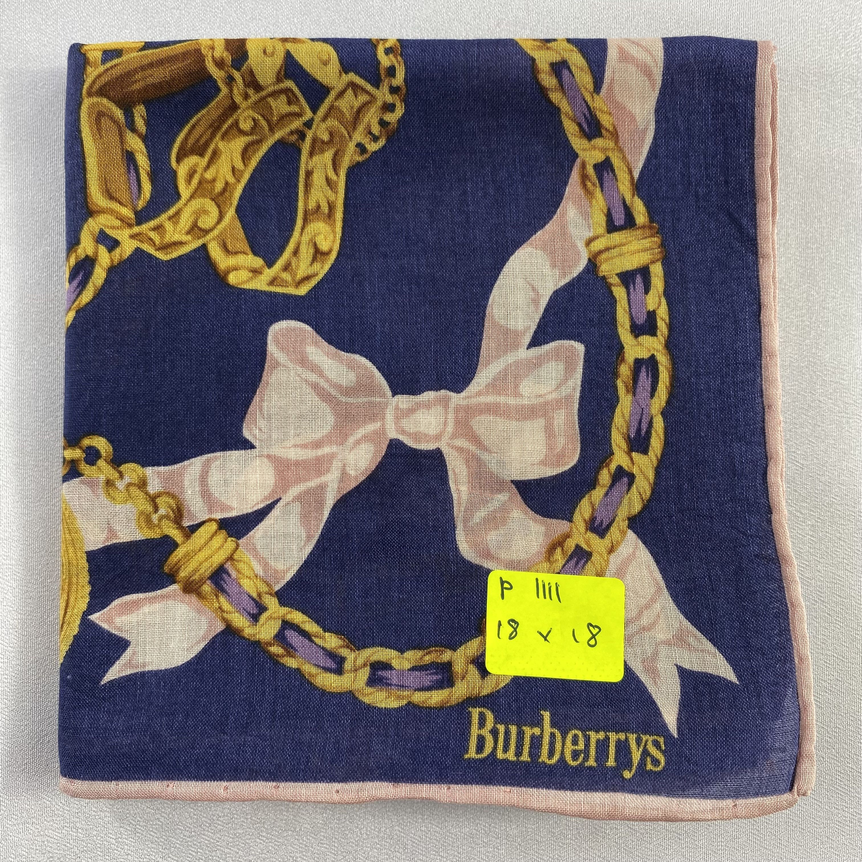 Burberry × Vintage Burberry Handkerchief / Neckerchief / Bandana-P1111 Size ONE SIZE - 5 Thumbnail