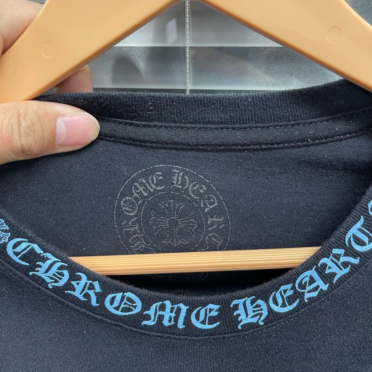 Chrome Hearts Chrome Hearts Black Side Blue Sanskrit T-shirt M Size US M / EU 48-50 / 2 - 3 Thumbnail