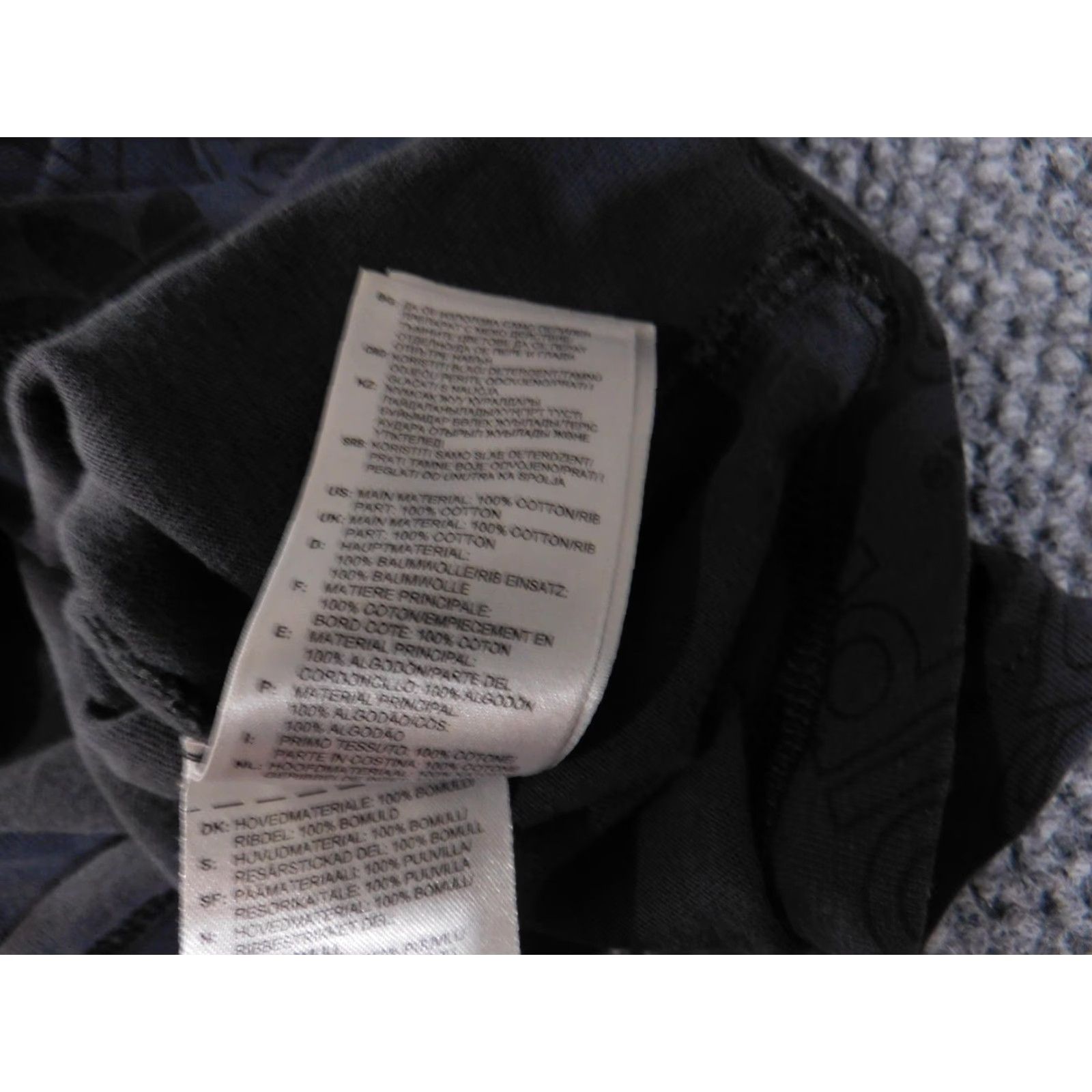 Adidas Adidas Shirt Mens Medium Black Gray Trefoil Allover Monogram Originals Tee Logo Size US M / EU 48-50 / 2 - 7 Thumbnail