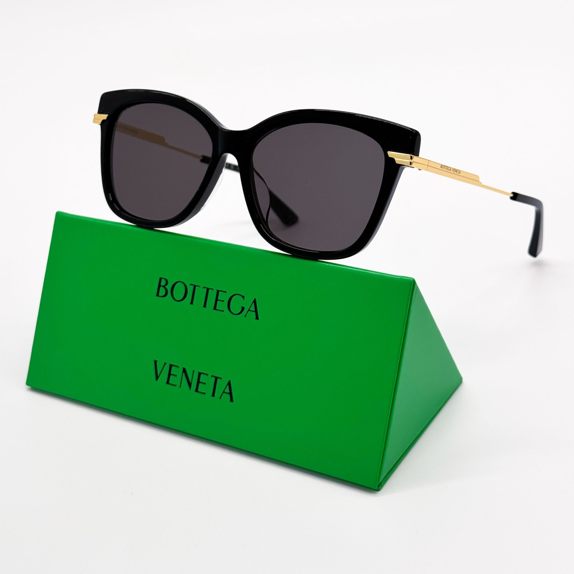 Bottega Veneta NEW BOTTEGA VENETA BV1296SA 001 SUNGLASSES BLACK WOMEN Size ONE SIZE - 1 Thumbnail