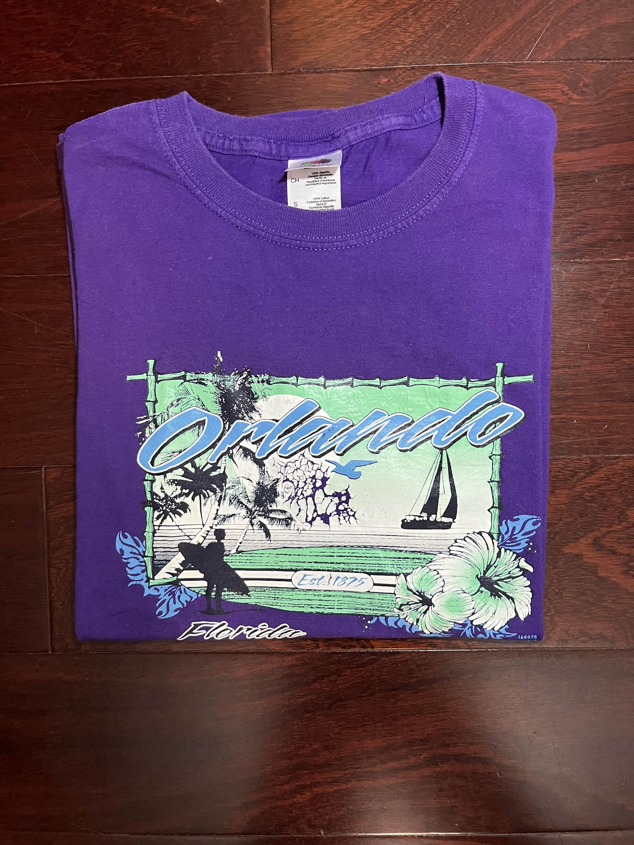 Vintage Vintage Y2K Orlando, Florida Beach Shirt Size US S / EU 44-46 / 1 - 2 Thumbnail