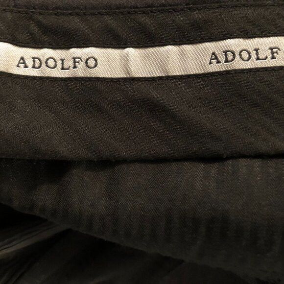Other Adolfo men's new charcoal 100%wool dress pants size: 38/31 Size 38R - 6 Thumbnail