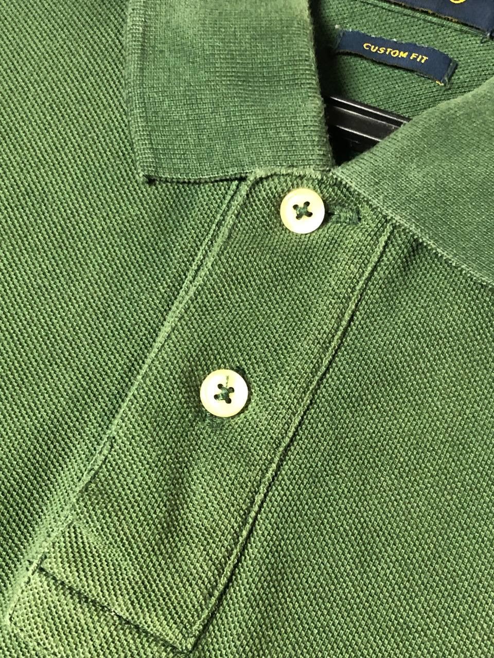 Polo Ralph Lauren Vtg 90s Polo Ralph Lauren Cross Flag Stripe Logo Tee Size US M / EU 48-50 / 2 - 9 Thumbnail