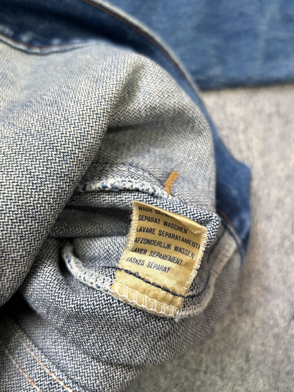 Wrangler Vintage 70s Wrangler Blue Bell Denim Trucker Jacket Malta 40 Size US L / EU 52-54 / 3 - 5 Thumbnail