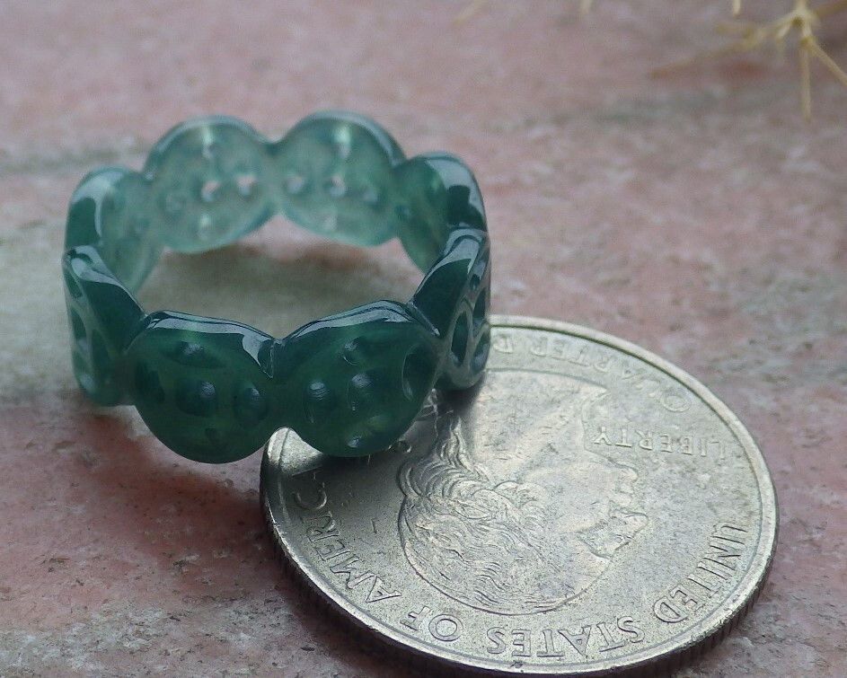 Other 108616 VS Certified Jadeite jade Green Coin Circle NO. 6 Size ONE SIZE - 10 Thumbnail