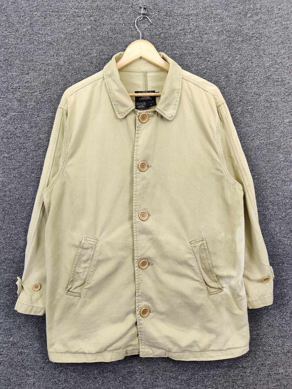 Vintage RRL Ralph Lauren Cream Button Ups Chore Jacket