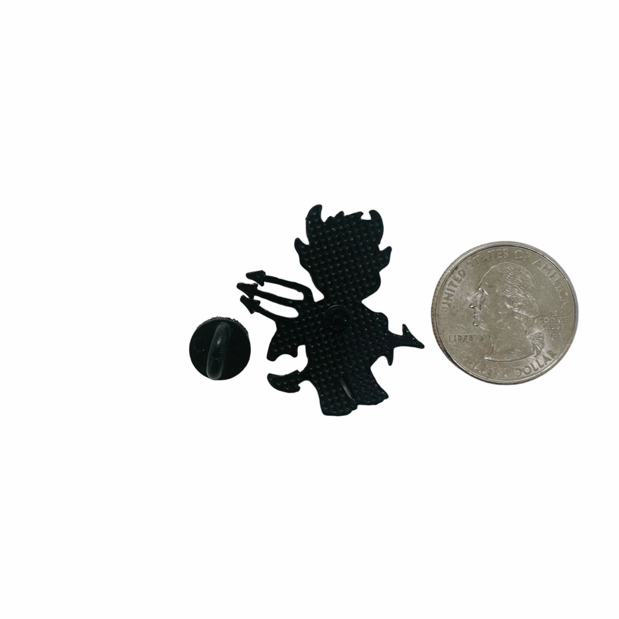 Other ✨Hell Devil Imp Enamel Pins Red Fire Head Vampire Badge Broo Size ONE SIZE - 5 Thumbnail
