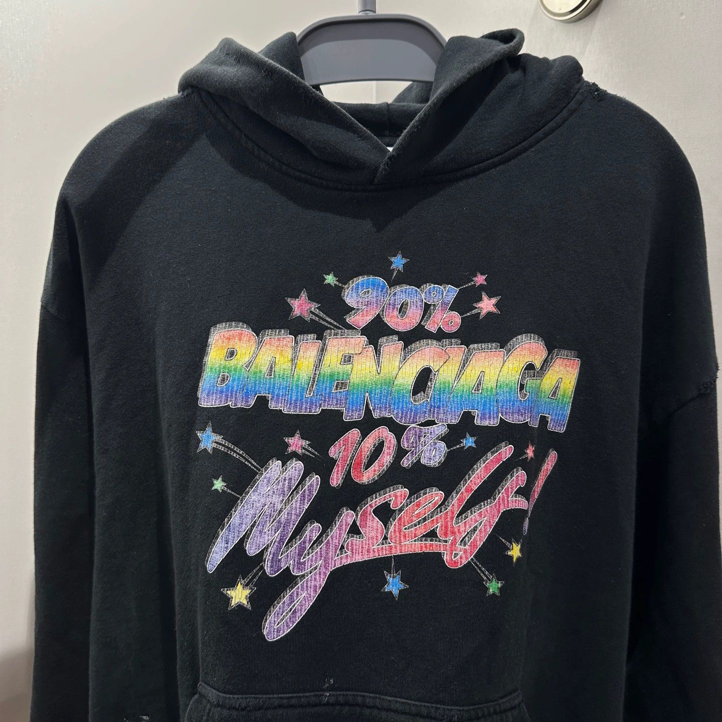Balenciaga Balenciaga may787 Splatter Cartoon Slogan Hoodie S Cotton Size S / US 4 / IT 40 - 6 Thumbnail