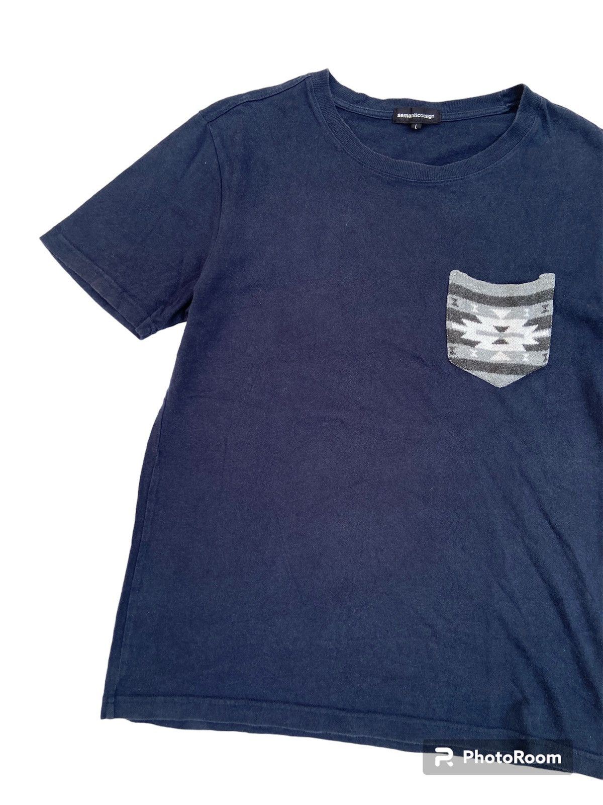 If Six Was Nine × Japanese Brand × semanticdesign SEMANTIC DESIGN POCKET CASUAL TEE SHIRT Size US L / EU 52-54 / 3 - 2 Thumbnail