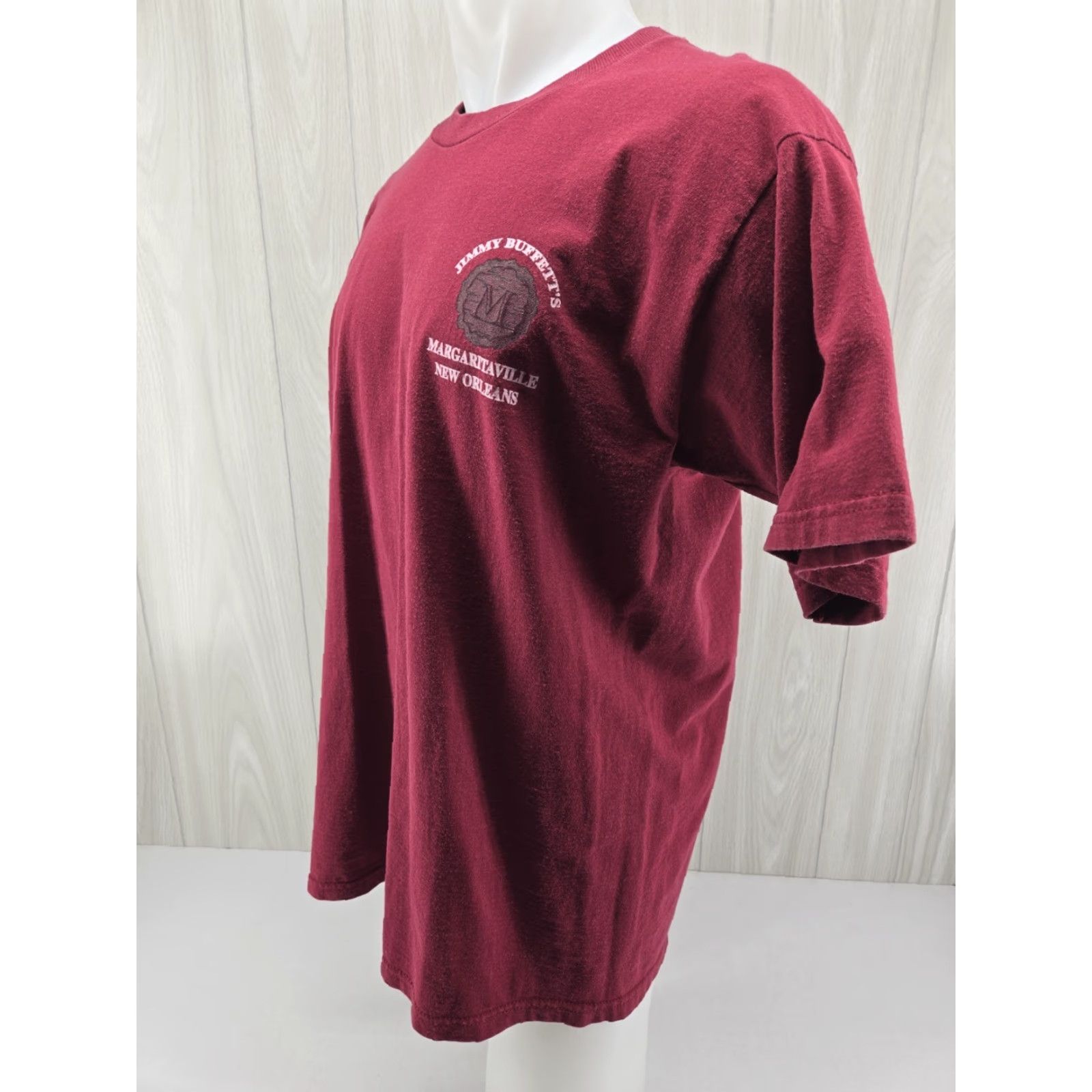 Fruit Of The Loom VINTAGE Margaritaville Tequila Mens Red New Orleans T-shirt XL Shirt Size US XL / EU 56 / 4 - 4 Thumbnail
