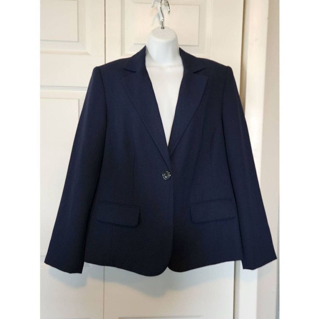 Other Karen Scott Navy Blue Blazer Size XXL / US 16-18 / IT 52-54 - 1 Thumbnail