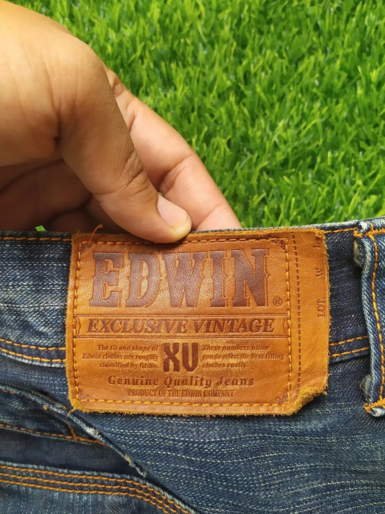 Edwin Edwin Exclusive Vintage 411XVS Jeans Buckle Back Size US 37 - 4 Thumbnail