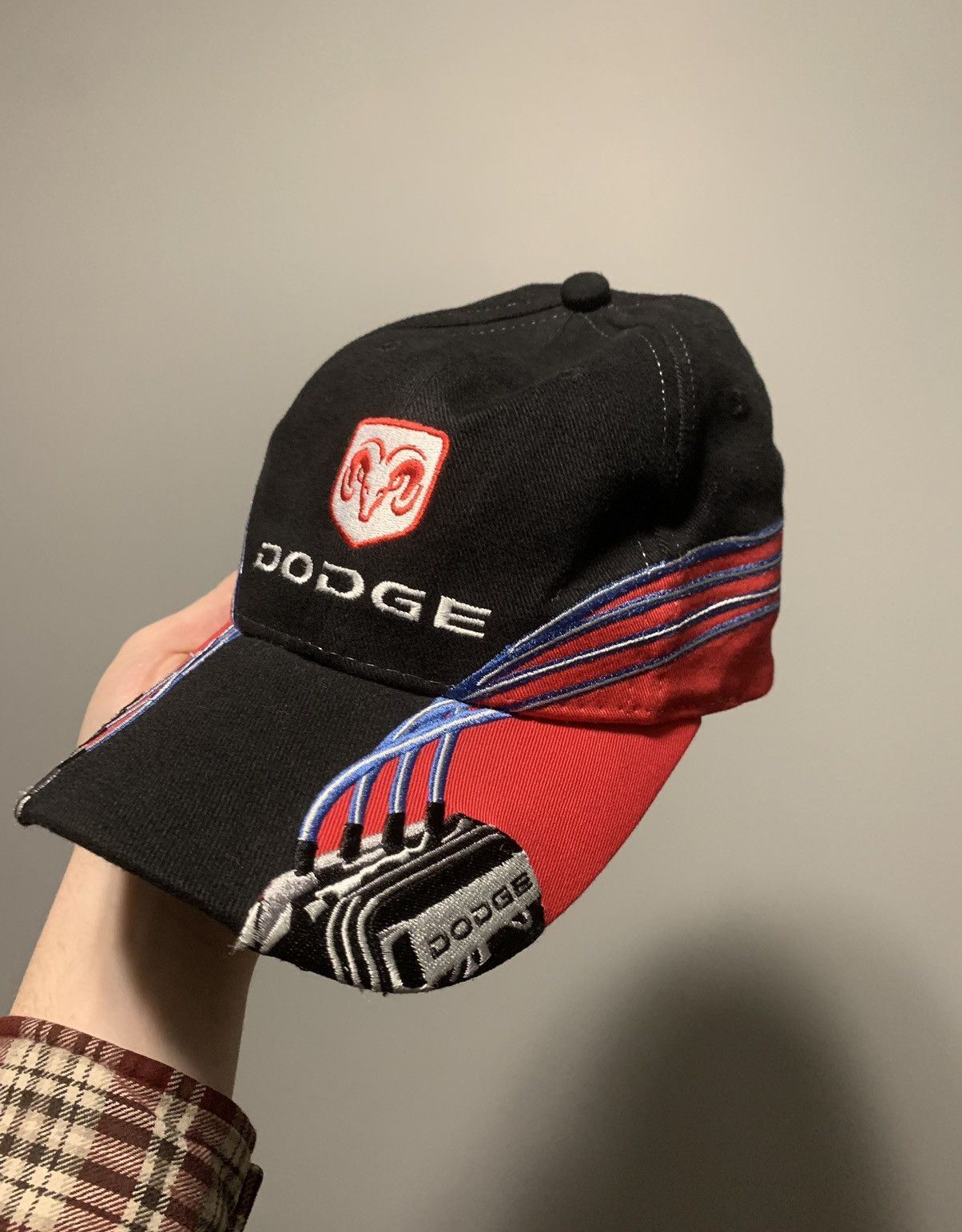 Vintage *RARE* Dodge racing hat Size ONE SIZE - 2 Thumbnail